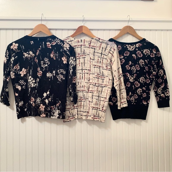 3 WHBM Cardigan Sweaters - Picture 5 of 9